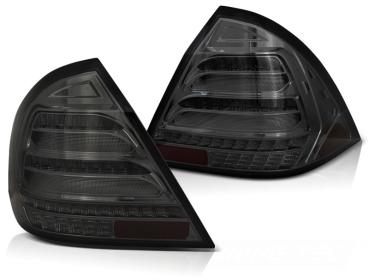 Voll LED Lightbar Rückleuchten für Mercedes C-Klasse W203 Limo Bj. 00-04 Smoke